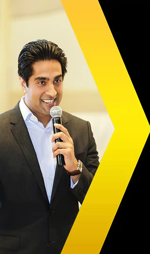 Simerjeet Singh, a keynote speaker in Dubai.