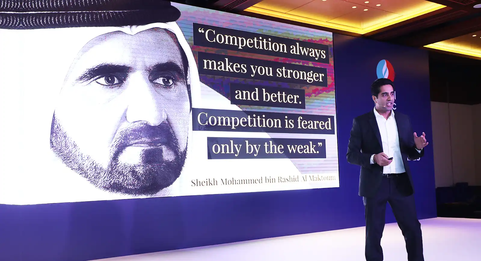Motivational Speaker Simerjeet Singh at ENOC Annual Quality Awards 2018 in Dubai