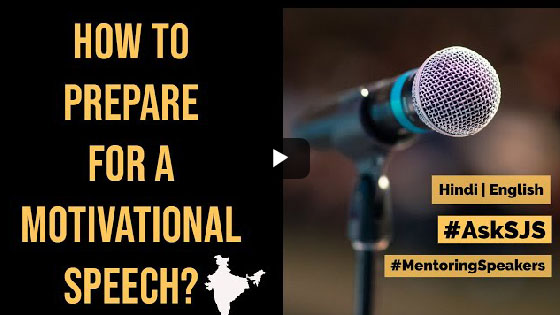 Tips to prepare for a motivational speech
