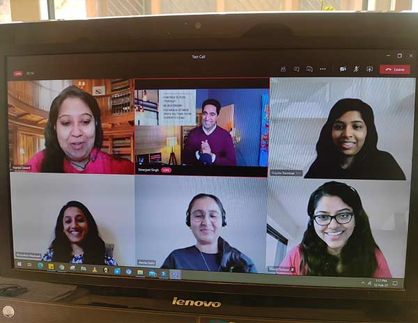 Virtual Motivational Speaker, Simerjeet Singh was invited as a virtual speaker in an online session.